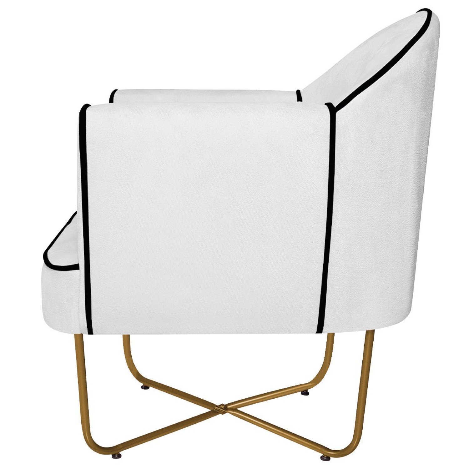 Poltrona Decorativa para Sala de Estar Base X Eva - 5