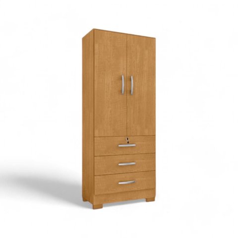 Roupeiro Paris 02 Portas e 02 Gavetas Naturalle