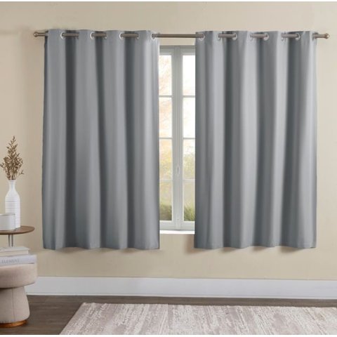 Cortina Blackout Mist 2,60x1,70m Grafite Becadecor
