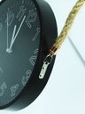 Ver imagem 3 de Relógio de Parede Black Quartz Redondo com Corda de Sisal