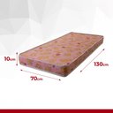 Ver imagem 3 de Colchão de Berço Espuma D18 Pro Confort Baby 70x130x10cm Rosa Hellen