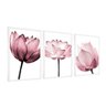 Quadro Decorativo Flores Rosa Grandes - 1