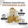 Penteadeira Eliane na Cor Imbuia - 4