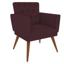 Ver imagem 2 de Kit 3 Poltronas Nina com Capitone - Bordô
