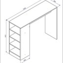 Ver imagem 3 de Bancada de Cozinha 4 Prateleiras Branco