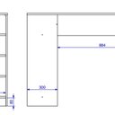Ver imagem 5 de Bancada de Cozinha 4 Prateleiras Branco