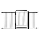 Ver imagem 2 de Portãozinho Pet Grade de Metalon Bebê Cachorro 165 a 170 Cm:preto