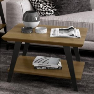 Mesa de Centro Madeira Rute Freijó/preto