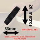 Ver imagem 3 de Fita de Borda Abs Preto Tx Fosca 33mm X 2mm X 20m para Moveis Acabamento Mdf