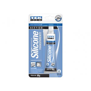 Silicone Tekbond Acetico Transp 50g Blister C/12pcs