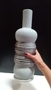 Ver imagem 3 de Vaso Decorativo Enfeite Casa Cerâmica 43x14x14cm Bege