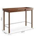 Ver imagem 3 de Aparador Buffet em Madeira Maciça 75 x 130cm Streto Cappuccino