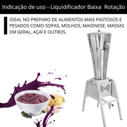 Liquidificador Industrial Basculante 30l Baixa Rotação Bivolt Jl Colombo - 4