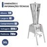 Liquidificador Industrial Basculante 30l Baixa Rotação Bivolt Jl Colombo - 2