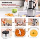 Ver imagem 6 de Fatiador de Cozinha Processador de Alimentos Frutas 220v 3l