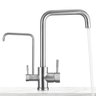Torneira Monocomando Suporte de Filtro Bancada Cozinha Gourmet Inox Bica Alta - 1