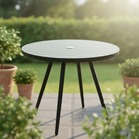 Mesa Area Externa com Espaço Central para Ombrelone 80cm Bahamas Fratini