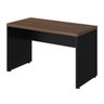 Mesa Reta 1,80m Escrivaninha Tampo de 40mm Ameixa Negra Atacadao Dos Moveis - 5