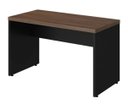 Ver imagem 5 de Mesa Reta 1,80m Escrivaninha Tampo de 40mm Ameixa Negra Atacadao Dos Moveis