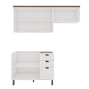 Ver imagem 1 de Conjunto Cozinha Flora com 1 Porta Basculante Cb0056 Linha Iluminata Genialflex