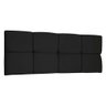 Painel King 195cm Nina SLK Decor Painel Nina Preto - 5
