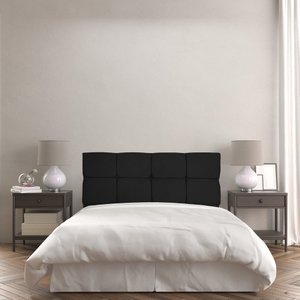 Painel King 195cm Nina SLK Decor Painel Nina Preto