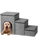 Ver imagem 1 de Escada 3 em 1 para Pets Gatos e Cachorros Escadinha Dobrável Portátil Multifuncional Ideal para Seu