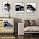 Ver mais imagens de Escada 3 em 1 para Pets Gatos e Cachorros Escadinha Dobrável Portátil Multifuncional Ideal para Seu