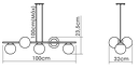 Ver imagem 2 de Pendente Lustre Luminária Globo de Vidro