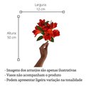 Ver imagem 5 de Galho Astromélia Vermelha Flor Permanente 50cm