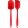 Kit Conjunto Espátulas 2 Peças em Silicone Vermelho - 1
