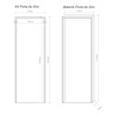 Ver imagem 3 de Kit porta de Madeira Completa 213cm x 74cm  Batente regulavel de 14 a 16,5cm Direita Incoportas