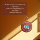 Ver imagem 3 de Quadro Decorativo Madeira Pinus Vários Modelos 28x28 Parede Cor:borboleta Rustico