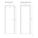 Ver imagem 4 de Kit porta de Madeira Completa 213cm x 74cm Batente regulavel de 14 a 16,5cm Esquerda Incoportas