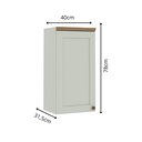 Ver imagem 3 de Aéreo de 40 cm 1 Porta 100% MDF 1524 Linha Iluminata Genialflex