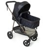 Carrinho de Bebe Moises Napoli Trio Preto Cobre + Bebe Conforto Grid + Base - Galzerano - 1