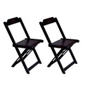 Ver imagem 1 de Kit 2 Cadeiras Dobráveis De Madeira Padrão - Tabaco - Marrom