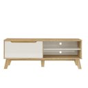 Ver imagem 4 de Sala de Estar Completa Rack com Mesa de Centro Lotus Jasmin Branco