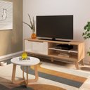 Ver imagem 1 de Sala de Estar Completa Rack com Mesa de Centro Lotus Jasmin