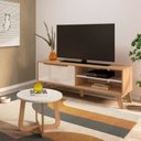 Ver imagem 1 de Sala de Estar Completa Rack com Mesa de Centro Lotus Jasmin Branco