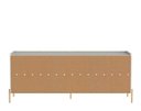 Ver mais imagens de Buffet 3 Portas 3 Gavetas Jasper 185cm Off-White Fosco com Dourado