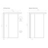 Kit Porta de Correr Completa 80x213x14 com Ferragens Incoportas - 4