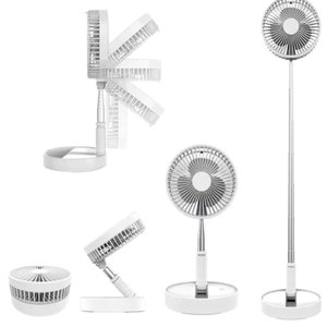 Ventilador Portátil Silencioso Dobrável Recarregável Bivolt Cor:rosa;tamanho:u