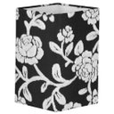 Ver imagem 2 de Abajur Eros Quad Floral Prata com Base Redonda Dourado