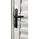 Ver imagem 5 de Porta Palheta de Alumínio 210 X 80cm Linha 25 Esquadrias Bergamo Abertura Direita