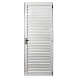 Porta Palheta de Alumínio 210 X 90cm Linha 25 Lado Esquerdo Esquadrias Bergamo - 6