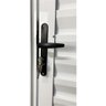 Porta Palheta de Alumínio 210 X 90cm Linha 25 Lado Esquerdo Esquadrias Bergamo - 3