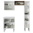 Ver imagem 5 de Armário de Cozinha Compacta 156 Cm Branco Emilly Madesa 02