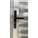 Ver imagem 7 de Porta Palheta de Alumínio 210 X 80cm Linha 25 Esquadrias Bergamo Abertura Esquerda