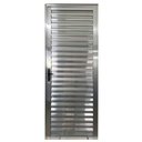 Ver imagem 3 de Porta Palheta de Alumínio 210 X 80cm Linha 25 Esquadrias Bergamo Abertura Esquerda